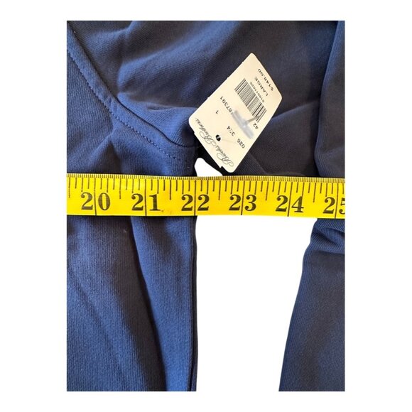 Brooks Brothers Half-Zip Pullover Fleece – L (Navy with Green and Yellow Detaili - Picture 4 of 5